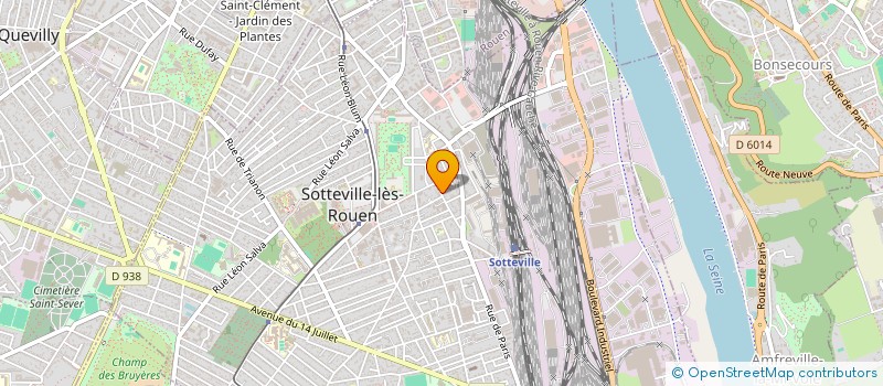 localisation de l'entreprise GREENDRIVE  SOTTEVILLE-LES-ROUEN