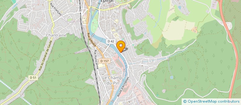 localisation de l'entreprise GREENERGIE à EPINAL