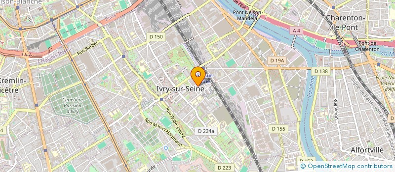 localisation de l'entreprise GREENFIELD 2 SAVOIES à IVRY-SUR-SEINE