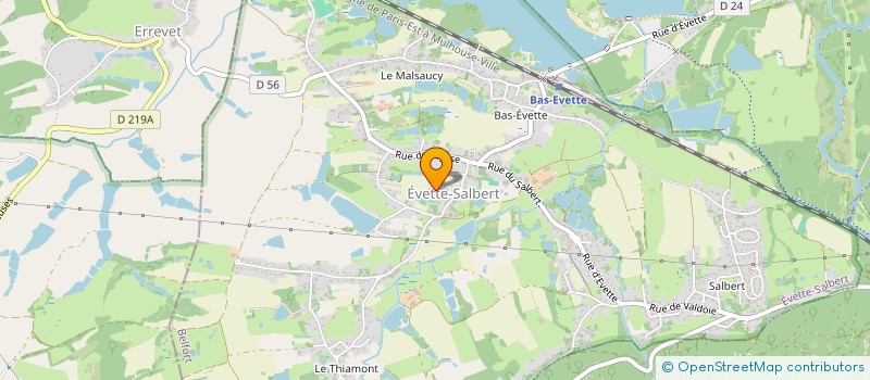 localisation de l'entreprise GREENFINCH COACH & CONSULTANT à EVETTE-SALBERT
