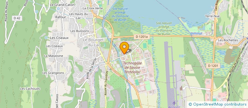 localisation de l'entreprise GREENFIT  LE BOURGET-DU-LAC