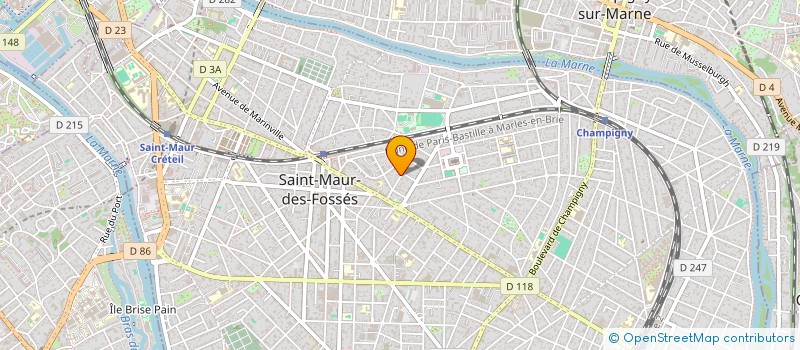 localisation de l'entreprise GREENFLAT à SAINT-MAUR-DES-FOSSES