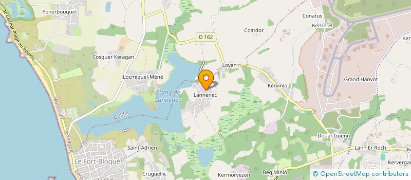 localisation de l'entreprise GREENFORM  PLOEMEUR