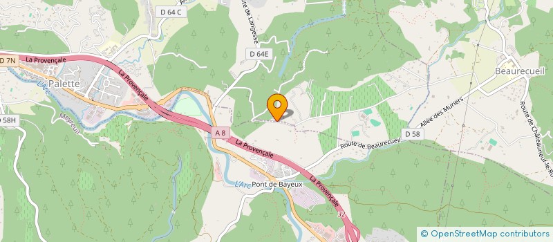 localisation de l'entreprise GREENFROG3  LE THOLONET