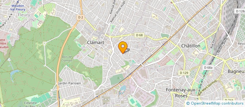 localisation de l'entreprise GREENGEORGES à CLAMART