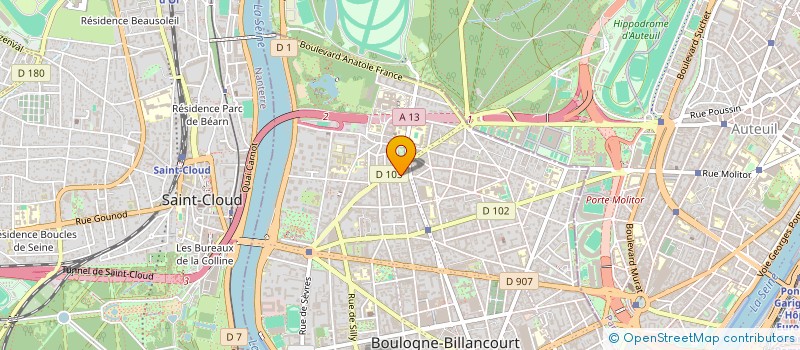 localisation de l'entreprise GREENGOURMET à BOULOGNE-BILLANCOURT