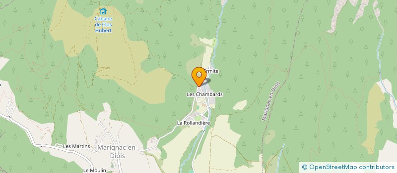 localisation de l'entreprise GREENHOUSE 26  MARIGNAC-EN-DIOIS