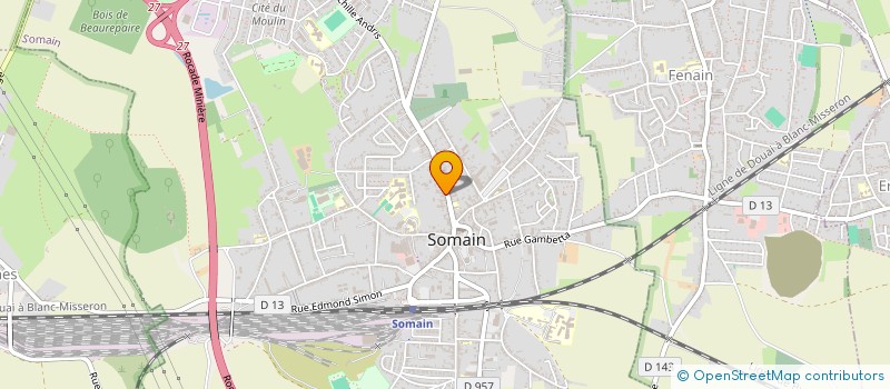 localisation de l'entreprise GREENING  SOMAIN