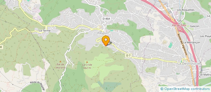 localisation de l'entreprise GREENING VISION  PEYPIN