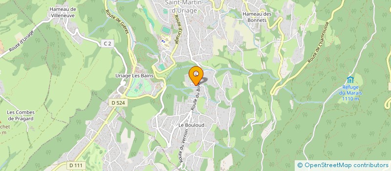 localisation de l'entreprise GREENJO  SAINT-MARTIN-D'URIAGE