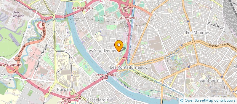 localisation de l'entreprise GREENJUICE à TOULOUSE
