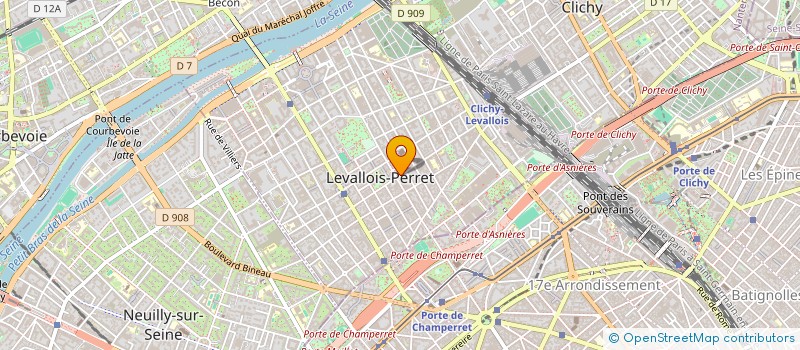 localisation de l'entreprise GREENLEAF MATE à LEVALLOIS-PERRET
