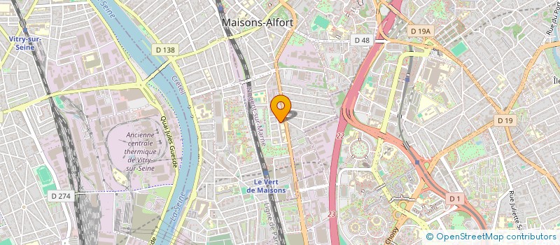 localisation de l'entreprise GREENLIGHT à MAISONS-ALFORT