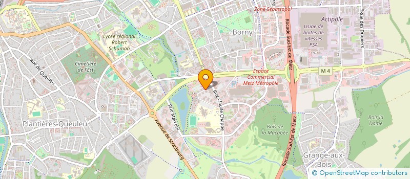 localisation de l'entreprise GREENLIGHT VALOIS  METZ