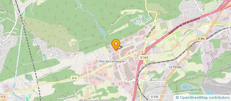 localisation de l'entreprise GREENLOFT à CABRIES
