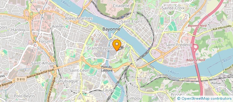 localisation de l'entreprise GREENLUX CAR à BAYONNE