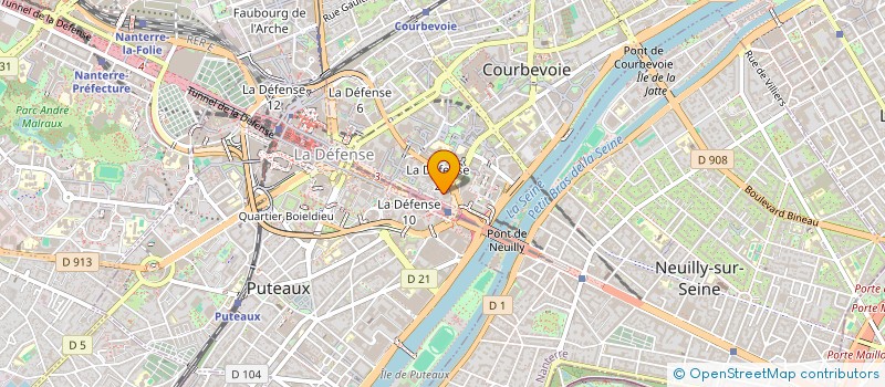 localisation de l'entreprise GREENMA FRANCE à COURBEVOIE