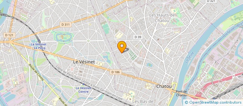 localisation de l'entreprise GREENMADE à CHATOU