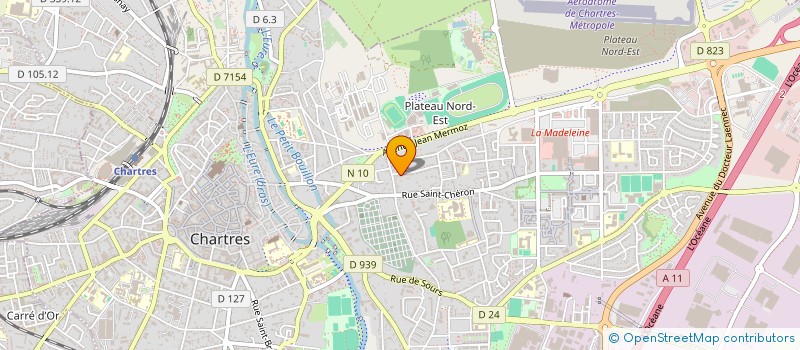 localisation de l'entreprise GREENMATTERS à CHARTRES