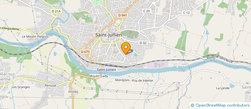 localisation de l'entreprise GREENMEADOW à SAINT-JUNIEN