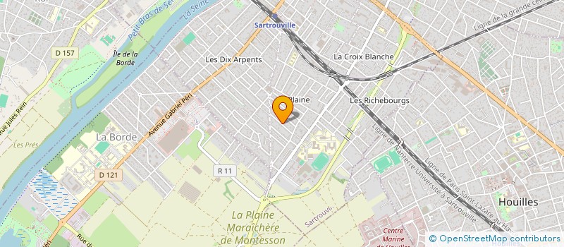 localisation de l'entreprise GREENMOON à SARTROUVILLE