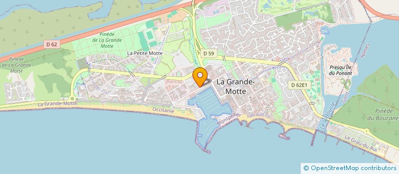 localisation de l'entreprise GREENMOTTE  LA GRANDE-MOTTE