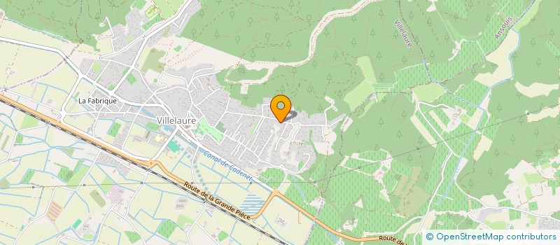 localisation de l'entreprise GREENNOVATION  VILLELAURE