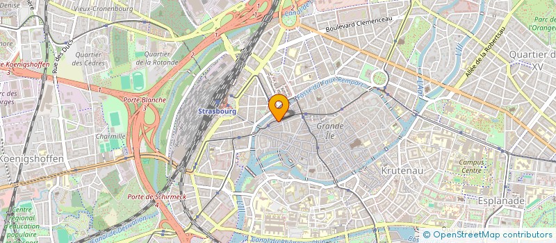 localisation de l'entreprise GREENOBYL 001 à STRASBOURG