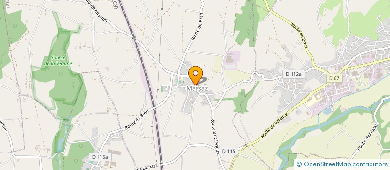 localisation de l'entreprise GREENOT  MARSAZ