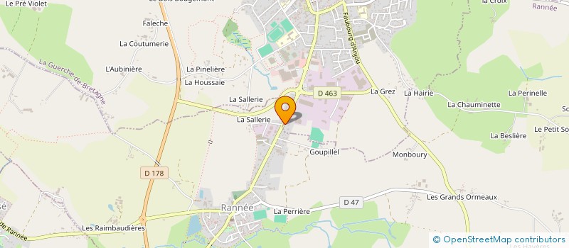 localisation de l'entreprise GREENOV  LA GUERCHE-DE-BRETAGNE