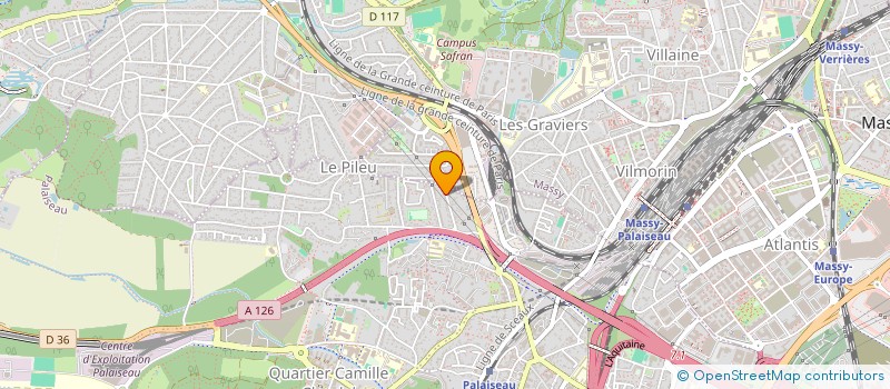 localisation de l'entreprise GREENOVA  PALAISEAU