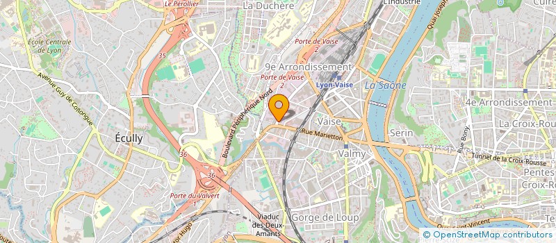 localisation de l'entreprise GREENOVALOR  LYON