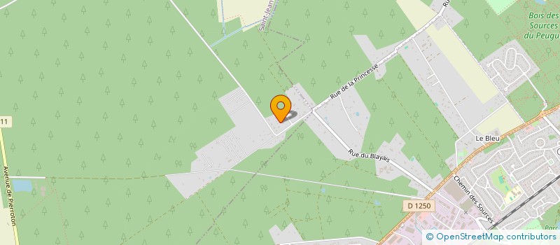 localisation de l'entreprise GREENPARC  SAINT-JEAN-D'ILLAC