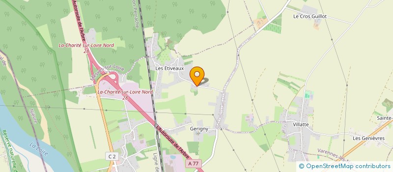 localisation de l'entreprise GREENPARK  LA CHARITE-SUR-LOIRE