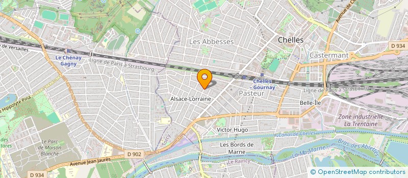 localisation de l'entreprise GREENPHY CONSULTING à CHELLES