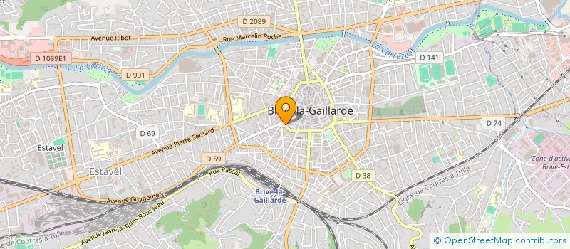 localisation de l'entreprise GREENPILE à BRIVE-LA-GAILLARDE