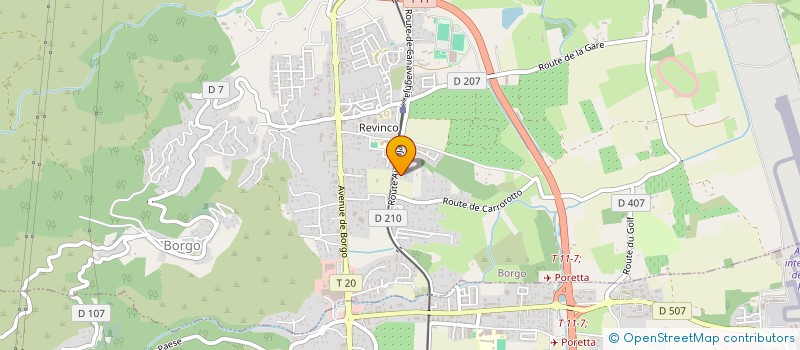 localisation de l'entreprise GREENPROD 1 à BORGO