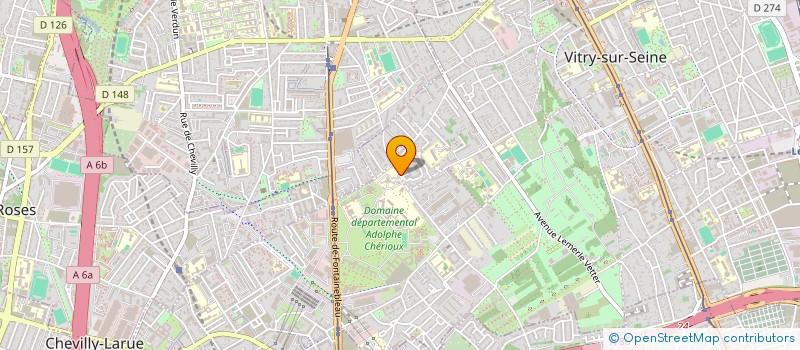 localisation de l'entreprise GREENSAND  VITRY-SUR-SEINE