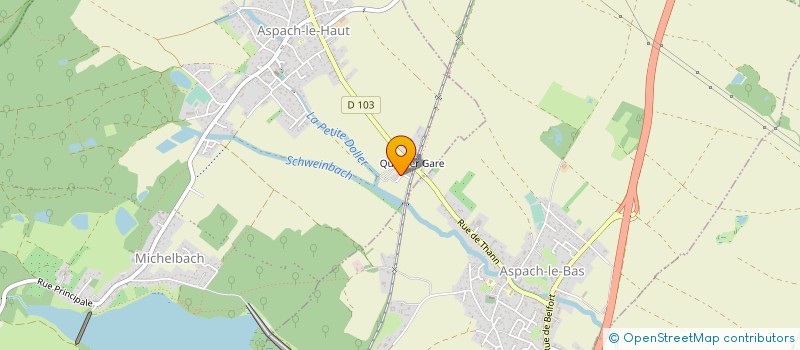 localisation de l'entreprise GREENSERV  ASPACH-LE-BAS