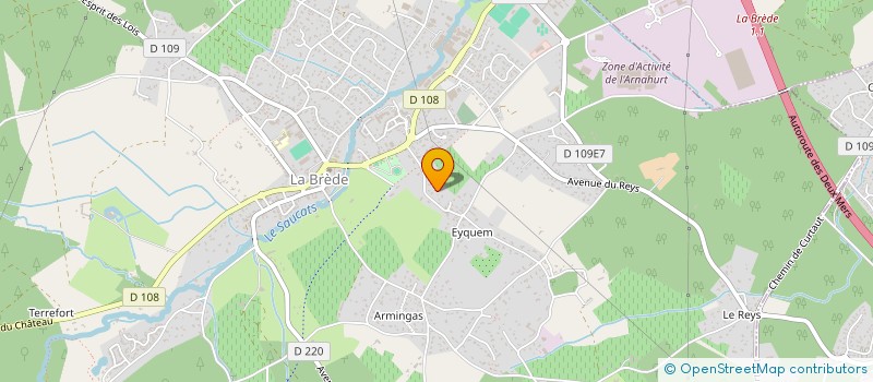 localisation de l'entreprise GREENSKOLL  LA BREDE