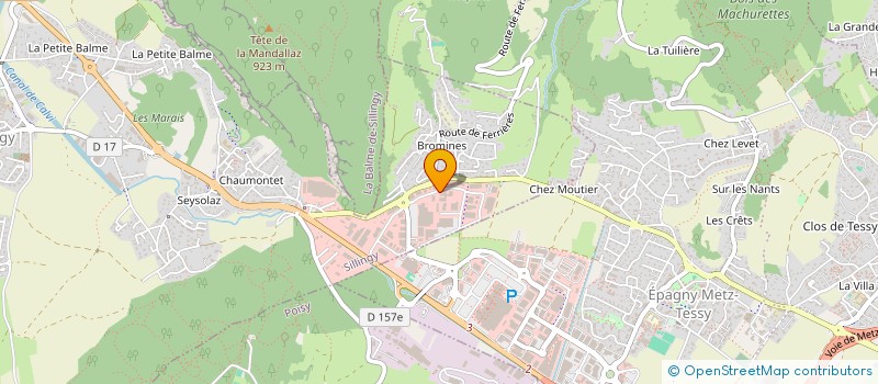 localisation de l'entreprise GREENSO  SILLINGY