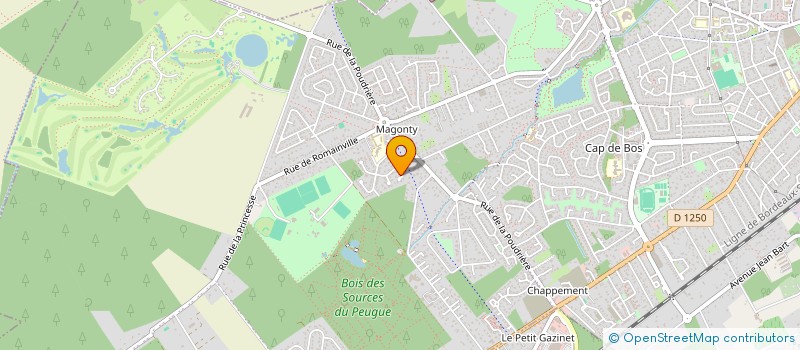 localisation de l'entreprise GREENSTONES à PESSAC