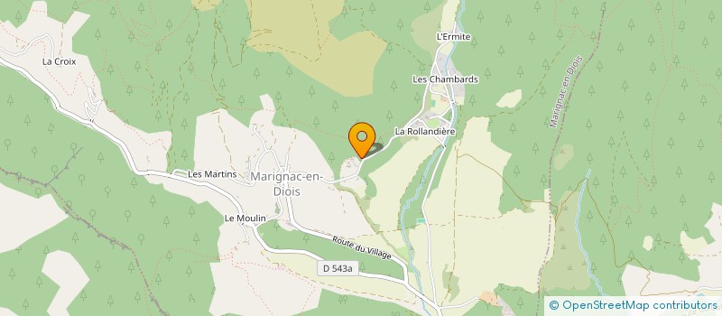 localisation de l'entreprise GREENSTYLE98  MARIGNAC-EN-DIOIS