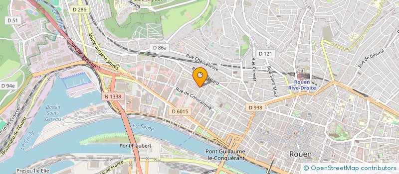 localisation de l'entreprise GREENTEC TRANSPORTS à ROUEN