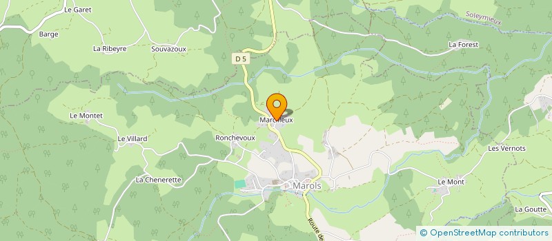 localisation de l'entreprise GREENTECH'CLIM  MAROLS