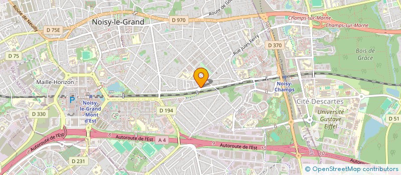 localisation de l'entreprise GREENTECHXL à NOISY-LE-GRAND