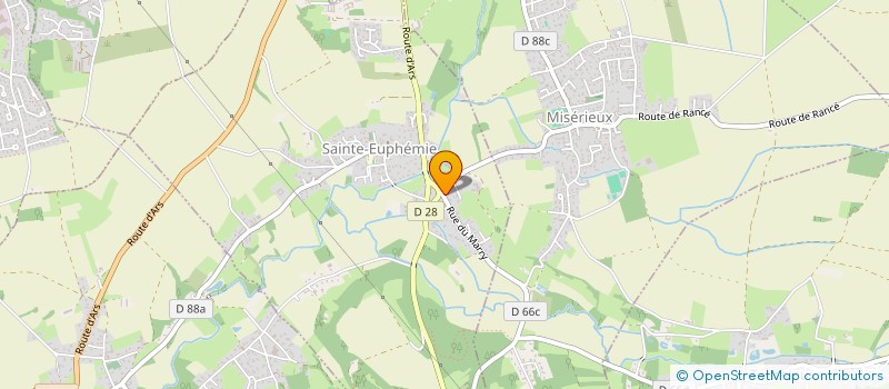 localisation de l'entreprise GREENTHI  SAINTE-EUPHEMIE