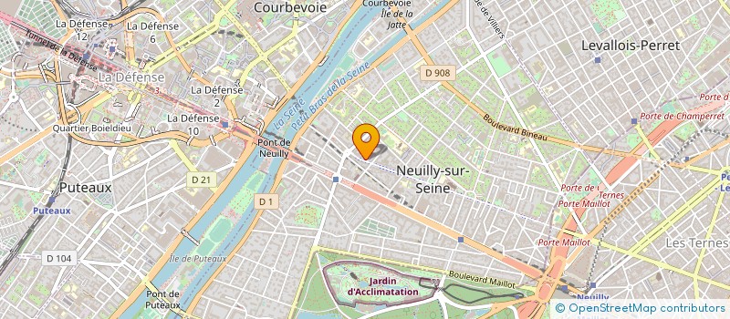 localisation de l'entreprise GREENTOUCH MEDIA à NEUILLY-SUR-SEINE