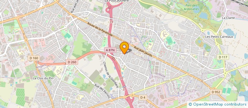 localisation de l'entreprise GREENTRI SOLUTIONS  LES PONTS-DE-CE