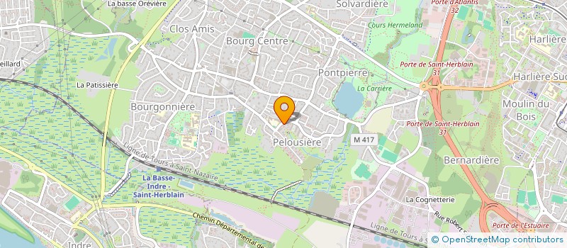 localisation de l'entreprise GREENWAVE à SAINT-HERBLAIN